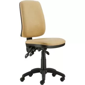   Irodai forgószék, szövetborítás, fekete lábkereszt, 1640 ASYN, bézs (BBSZV196)