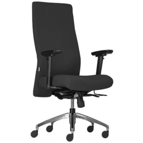   Irodai forgószék, fém lábkereszt, magas háttámla, ülésmélység állítás Boston, szürke (BBSZV203)