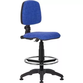   Irodai forgószék, lábtartóval, tappanccsal Bora, kék (BBSZV250)