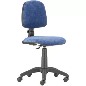   Irodai forgószék, szövetborítás, fekete lábkereszt, Bora, kék (BBSZV253)