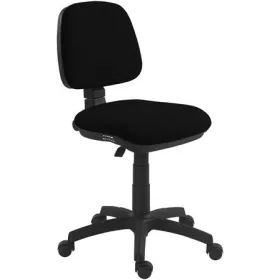   Irodai forgószék, szövetborítás, fekete lábkereszt, Bora, fekete (BBSZV26)