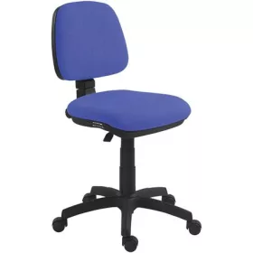   Irodai forgószék, szövetborítás, fekete lábkereszt, Bora, kék (BBSZV27)