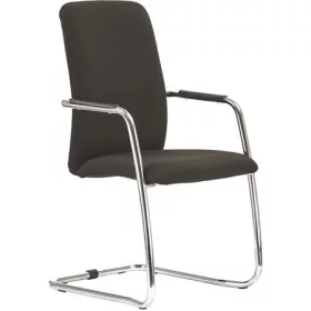   Tárgyalószék, fekete kárpit, krómozott szánkótalppal,2181/S Magix (BBSZV285)