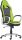 Főnöki szék, mesh és műbőr borítás, műanyag lábkereszt, Oregon, szürke-zöld (BBSZV320)