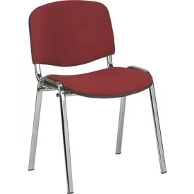   Tárgyalószék, szövetborítás, krómozott fémváz, Taurus,bordó (BBSZV342)
