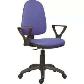   Irodai forgószék, szövetborítás, LX karfás, Megane, kék-fekete (BBSZV361)