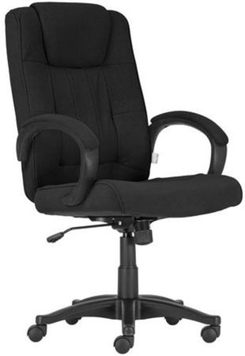Főnöki szék, szövetborítás, fekete lábkereszt, Modus , fekete (BBSZV378)