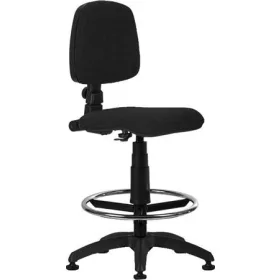   Irodai forgószék, lábtartóval, tappanccsal Bora, fekete (BBSZV388)