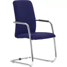   Tárgyalószék, szánkótalpas, krómozott acélváz 2181/S Magix, kék (BBSZV399)
