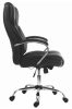 Főnöki szék, textil bőrborítás, vibro-masszázs funkció, Cantor, fekete (BBSZV416)