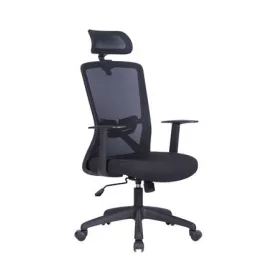   Irodai forgószék, szövetborítás, állítható dőlésszögű fejtámla, Joy, fekete (BBSZV418)