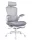 Főnöki szék, fejtámlával szövetborítás, hálós háttámla, Bilberry, fehér (BBSZV455)