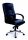 Főnöki szék, hintamechanikával, fekete bőrborítás, króm lábkereszt, MAYAH Enterprise (BBSZVV22)