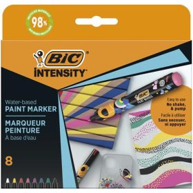   Dekormarker készlet, 1,5 - 2,3 mm, BIC Paint marker, 8 különböző élénk szín (BC527430)