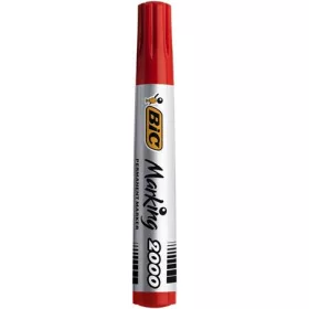   Alkoholos marker, 4,95 mm, kúpos, BIC ECO 2000 piros (BC8209133)
