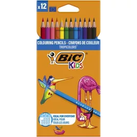   Színes ceruza készlet, BIC KIDS Tropicolors, 12 különböző szín (BC83256611)