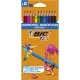 Színes ceruza készlet, BIC KIDS Tropicolors, 12 különböző szín (BC83256611)