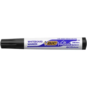   Flipchart- és táblamarker, 1,4 mm, kúpos, BIC Velleda ecolutions, fekete (BC904937)