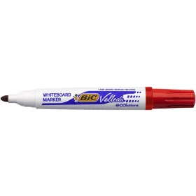   Flipchart- és táblamarker, 1,4 mm, kúpos, BIC Velleda ecolutions, piros (BC904939)