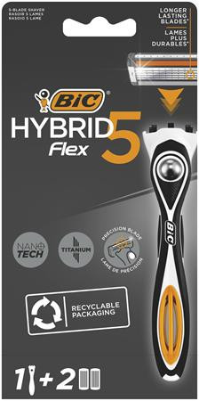 Férfi borotva BIC HYBRID 5 + 2 betéttel (BC921385)