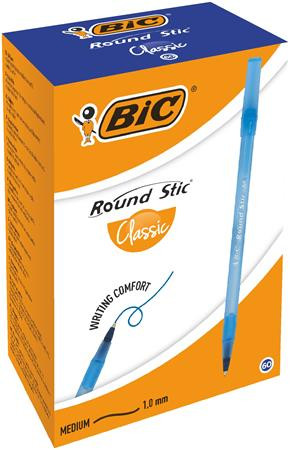 Golyóstoll, 0,32 mm, kupakos, BIC Round Stic Classic, kék (BC921403)