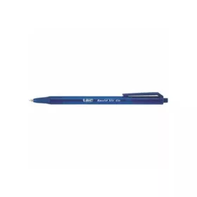   Golyóstoll, 0,32 mm, nyomógombos, BIC Round Stic Clic, kék (BC926376)