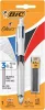 Golyóstoll, háromszínű, nyomósirónnal egyben, BIC 4 Colours + grafitbél (BC942103)