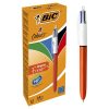 Golyóstoll, 0,3 mm, nyomógombos, négyszínű, BIC 4 Colours Fine (BC982867)