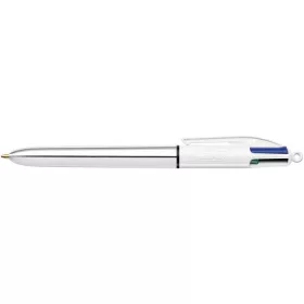   Golyóstoll, 0,32 mm, nyomógombos, négyszínű, BIC 4 Colours Shine (BC982873)