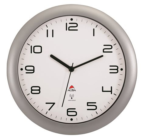 Falióra, rádióvezérlésű, 30 cm, ALBA Hornewrc, ezüst (BHORNEWRCE)