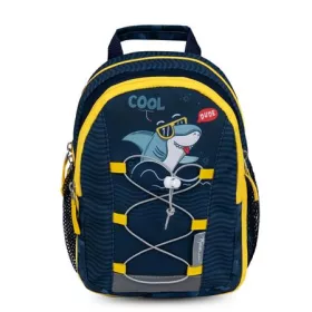   Hátizsák, cipzáras, BELMIL Mini Kiddy Cool Dude, cápa (BL305943)
