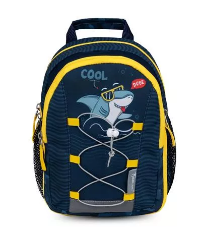 Hátizsák, cipzáras, BELMIL Mini Kiddy Cool Dude, cápa (BL305943)