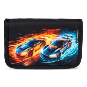   Tolltartó, klapnis, cipzáras, BELMIL Race it, fekete, versenyautó (BL33572146F)