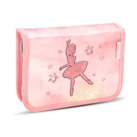   Tolltartó, klapnis, cipzáras, BELMIL Ballerina fekete-rózsaszín, balerina (BL33572151L)