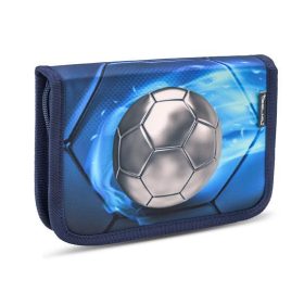   Tolltartó, klapnis, cipzáras, BELMIL Football 4, kék, foci (BL33572183F)