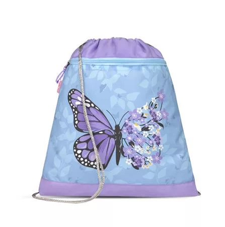 Tornazsák, BELMIL Purple Blue Butterfly, lila, pillangó (BL33691350L)