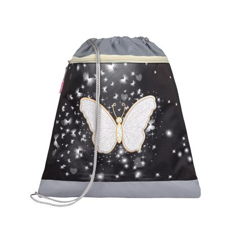 Tornazsák, BELMIL Amazing Butterfly, szürke-fekete, pillangó (BL33691380L)