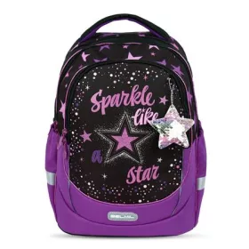   Iskolatáska, cipzáras, BELMIL Leisure Plus Sparkle like a Star, csillagok (BL3388722L)