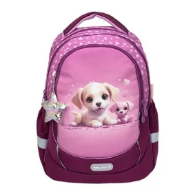   Iskolatáska, cipzáras, BELMIL Leisure Plus Puppy Love, kutyusok (BL3388724L)