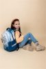 Iskolatáska, BELMIL Leisure Plus Shine like a Star Jeans (BL338878L)