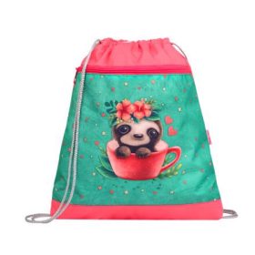   Tornazsák, BELMIL Cute sloth, zöld-rózsaszín, lajhár (BL3691844L)