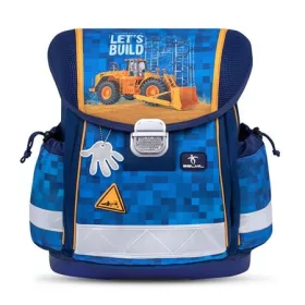   Iskolatáska, fémcsat, BELMIL Classy Bulldozer, munkagép (BL40313AG24F)