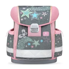   Iskolatáska, fémcsat, BELMIL Classy Shine Bright, csillagok (BL40313AG52L)