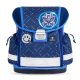 Iskolatáska, fémcsat, BELMIL Classy Navy Blue Tech, robot (BL40313AG64F)