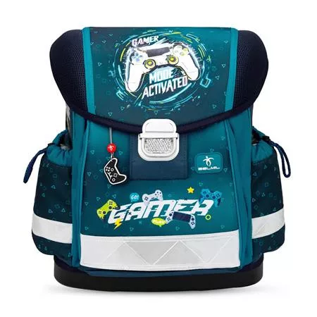 Iskolatáska, fémcsat, BELMIL Classy Game Zone, kontroller (BL40313AG82F)