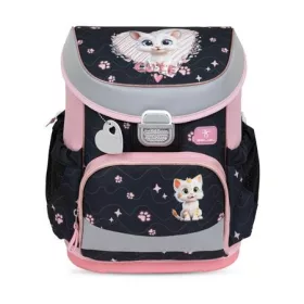   Iskolatáska, fémcsat, BELMIL Mini-Fit Cute Kitten, cica (BL40533AGPC24L)