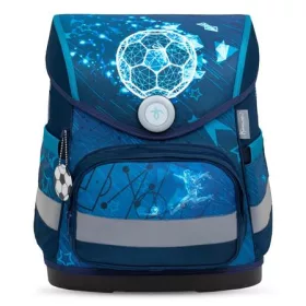   Iskolatáska, mágneszárral, BELMIL Compact Footballers, foci (BL40541AG25F)