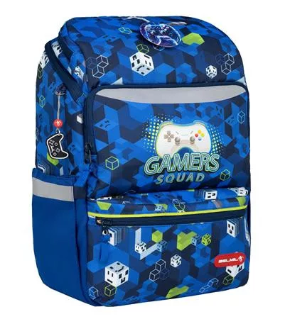 Iskolatáska, cipzáras, BELMIL Zippy Gamer Squad, gamer (BL405795F)