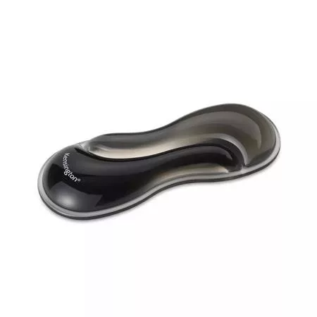 Csuklótámasz egérhez/trackball-hoz, géltöltésű, KENSINGTON Slim DuoGel, fekete-szürke (BME62438)