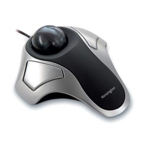   Egér, trackball, vezetékes, optikai, USB, KENSINGTON Orbit, ezüst (BME64327)